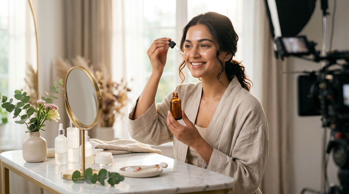 Nykaa Luxe & Mamaearth Skincare Masterclass Shoot